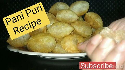 Pani Puri Recipe।Pani Puri Recipe at Home। Golgappe Banane ki Vidhi।
