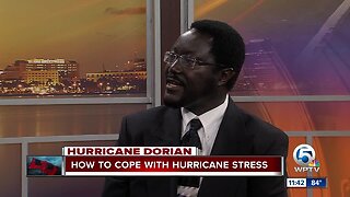 Advice for coping stress amid a hurricane