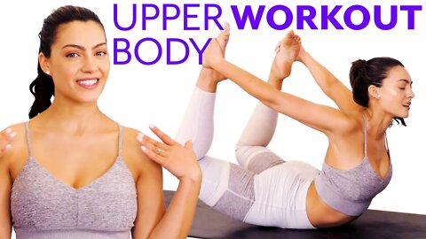 10 Minute Upper Body Yoga Workout, Shoulders Focused Pilates, Body Stability & Posture w/ Sinah