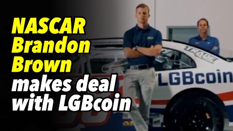 NASCAR Brandon Brown makes deal with LGBcoin