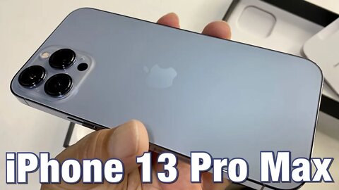 iPhone 13 Pro Max Unboxing