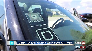 Uber to ban riders with low ratings