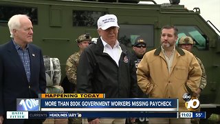 No paycheck for federal employees