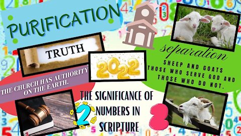 2022 Looks, Sounds Clean! THE SIGNIFICANCE OF NUMBERS IN SCRIPTURE