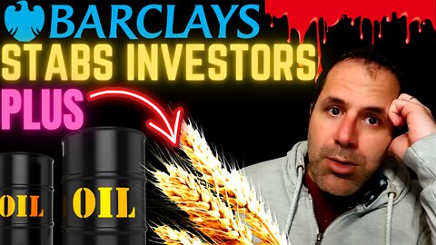 What Just Happened? Barclays Stabs Investors VXX, OIL ETN - Plus WEAT Exchange Traded Fund ETF News