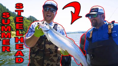 UNREAL Columbia River Summer STEELHEAD FISHING!