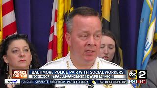 Baltimore police pair with social workers