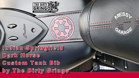 Indian Springfield Dark Horse The Dirty Gringo Leather Tank Bib
