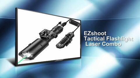 EZshoot Tactical Flashlight Laser Combo