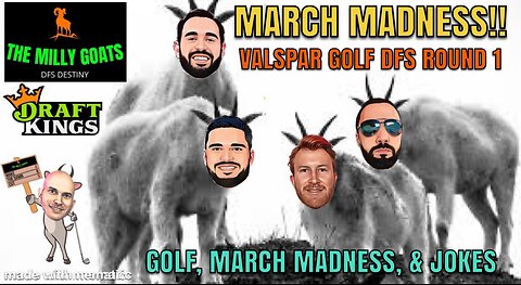LIVE! March is literally Madness, Valspar Round 1 DraftKings, & The SEC is Down Bad