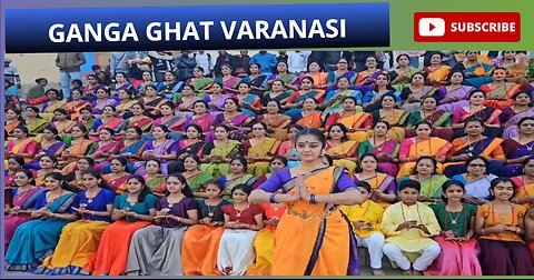 Raghuleela school of Music Sankeertane at Ganga ghat Varanasi #viralvideos #varanasi #sankeertane