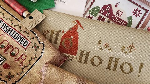 The Vintage Stitcher flosstube: How to choose the perfect cross stitch project for retreat.