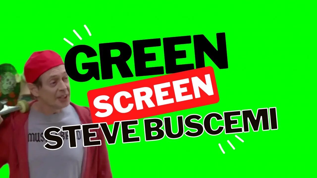 Green Screen Steve Buscemi 30 Rock How Do You Do Fellow Kids