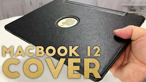 Black PU Leather Folio Cover for the MacBook 12 by Sunky Review