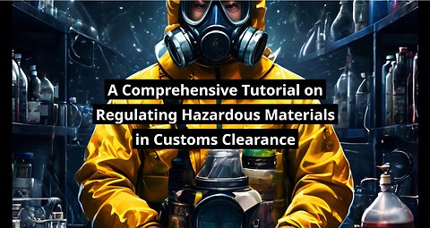 What is the Process of Customs Clearance for Controlled Substances and Hazardous Materials?