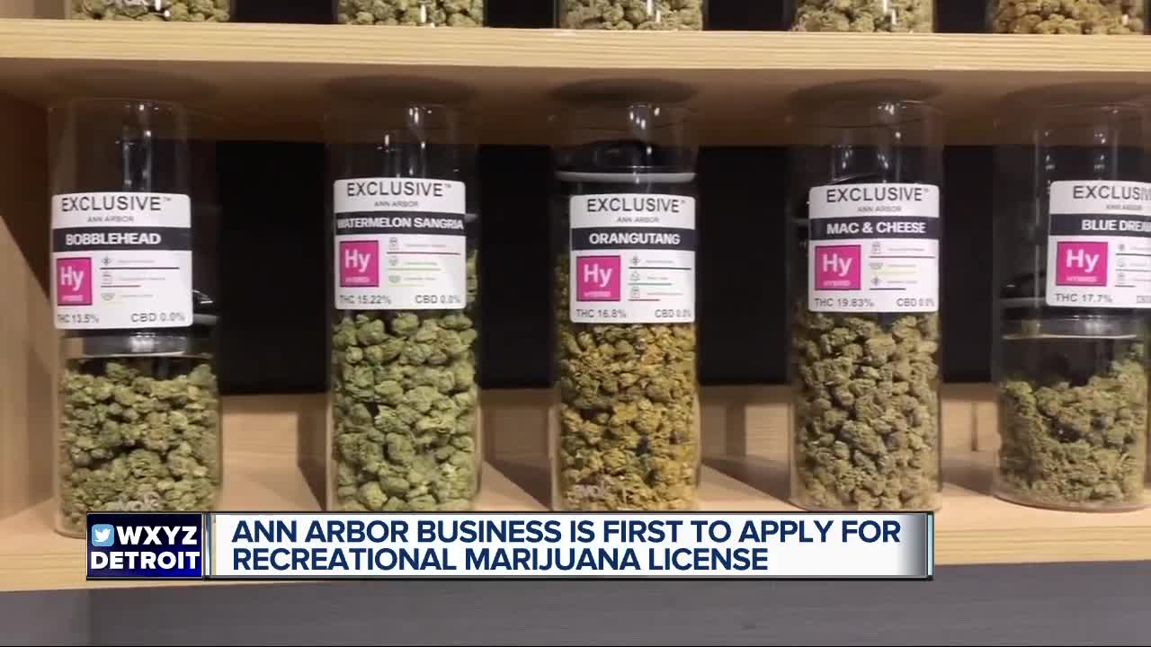 Ann Arbor busines is first to apply for recreational marijuana license