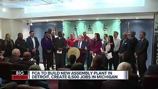 New Fiat Chrysler Detroit plant, and Michigan investments to create 6,500 new jobs