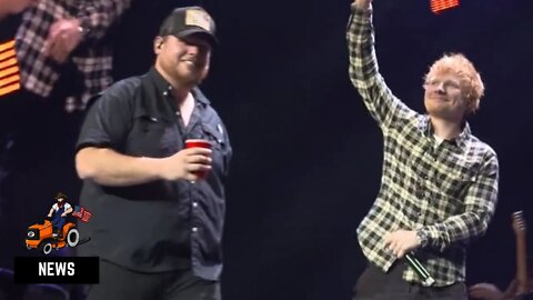 Luke Combs Shocks Fans, Brings Ed Sheeran On Stage