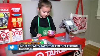 Milwaukee mom builds a Target, Starbucks-themed playroom for her daughter and it's adorable
