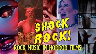 SHOCK ROCK Trailer for the LIVE Show Friday 8pm EST! Rock Music in Horror Films