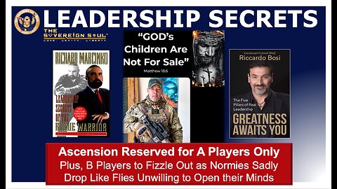 LEADER or loser? Ascension Reserved for A Player Sovereigns & B players will Lose to Cabal venoms