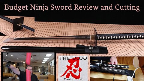 Budget Ninja Sword Review and Test Cutting
