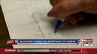 Oklahoma educators stress the importance of cursive