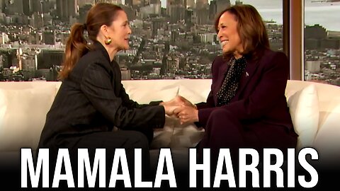 Drew Barrymore tells Kamala we need her to be "MAMALA of the country", calls her "GREAT PROTECTOR"