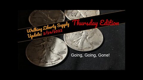 90% Silver is Going, Going, Gone - APMEX is completely out of Walkers! - Junk Silver Supply Shortage
