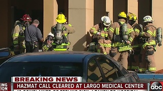 Largo Medical Center cleared after hazmat situation