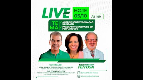 LIVE CEL. ALBERTO FEITOSA E DR. EDUARDO LEITE