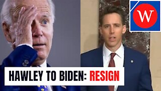 Josh Hawley Delivers SCATHING Remarks On Biden & Afghanistan