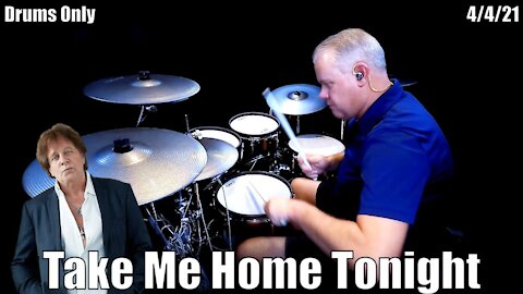 Eddie Money - Take Me Home Tonight - Drums Only #EddieMoney