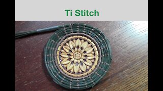 How to do the Ti Stitch for Pine Needle Baskets