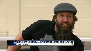 Fundraiser thrown for Milwaukee man who lost his legs in explosion