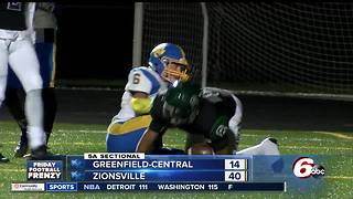 HIGHLIGHTS: Zionsville 40, Greenfield 14