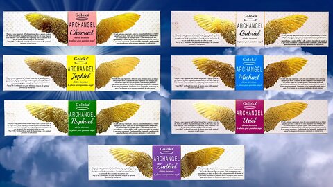 Archangel Incense Incense Collection | Chamuel, Gabriel, Jophiel, Michael, Raphael, Uriel, Zadkiel