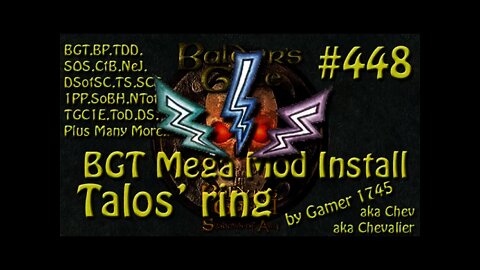 Let's Play Baldur's Gate Trilogy Mega Mod Part 448 Talos' Strom Ring