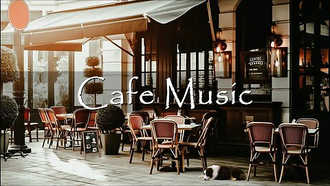 Paris Cafe Ambience with Positive Bossa Nova Piano Music for Relax