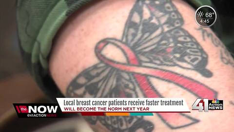 Early-stage breast cancer patients receive faster treatment