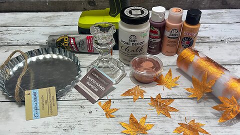 Easy Fall Riser || Using Dollar Tree Metal Bottle Cap [ Just 1 Easy DIY ]