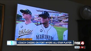 Local coach cheers on former student in All-Star game