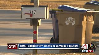 Raymore, Belton residents wait on new trash bins