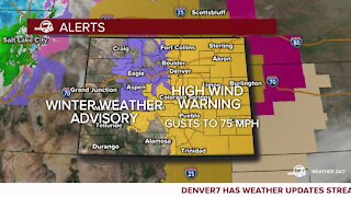 NWS issues winter weather advisory, high wind watch for Saturday