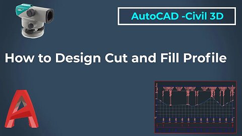 How to design cut and fill #profile for road design on #autocad #civil3d #road #civilengineering