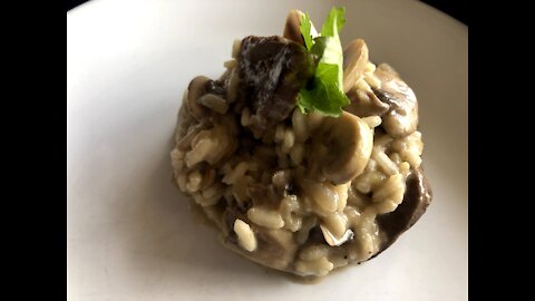 Beef Risotto with Mushroom