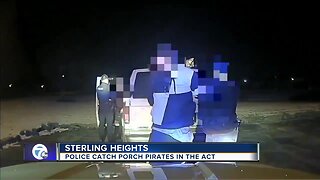 Police catch porch pirates in the act