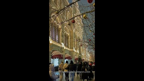 Christmas in the City Рождественская ярмарка в Москве, Россия #shorts #viral #shorts