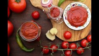 How Tomato Ketchup Is Made, Tomato Harvesting And Processing