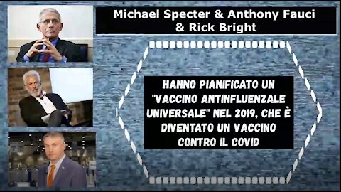 Hanno pianificato un "vaccino antinfluenzale universale" nel 2019